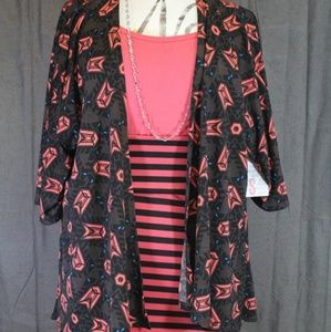 Lularoe Lindsay kimono hi lo